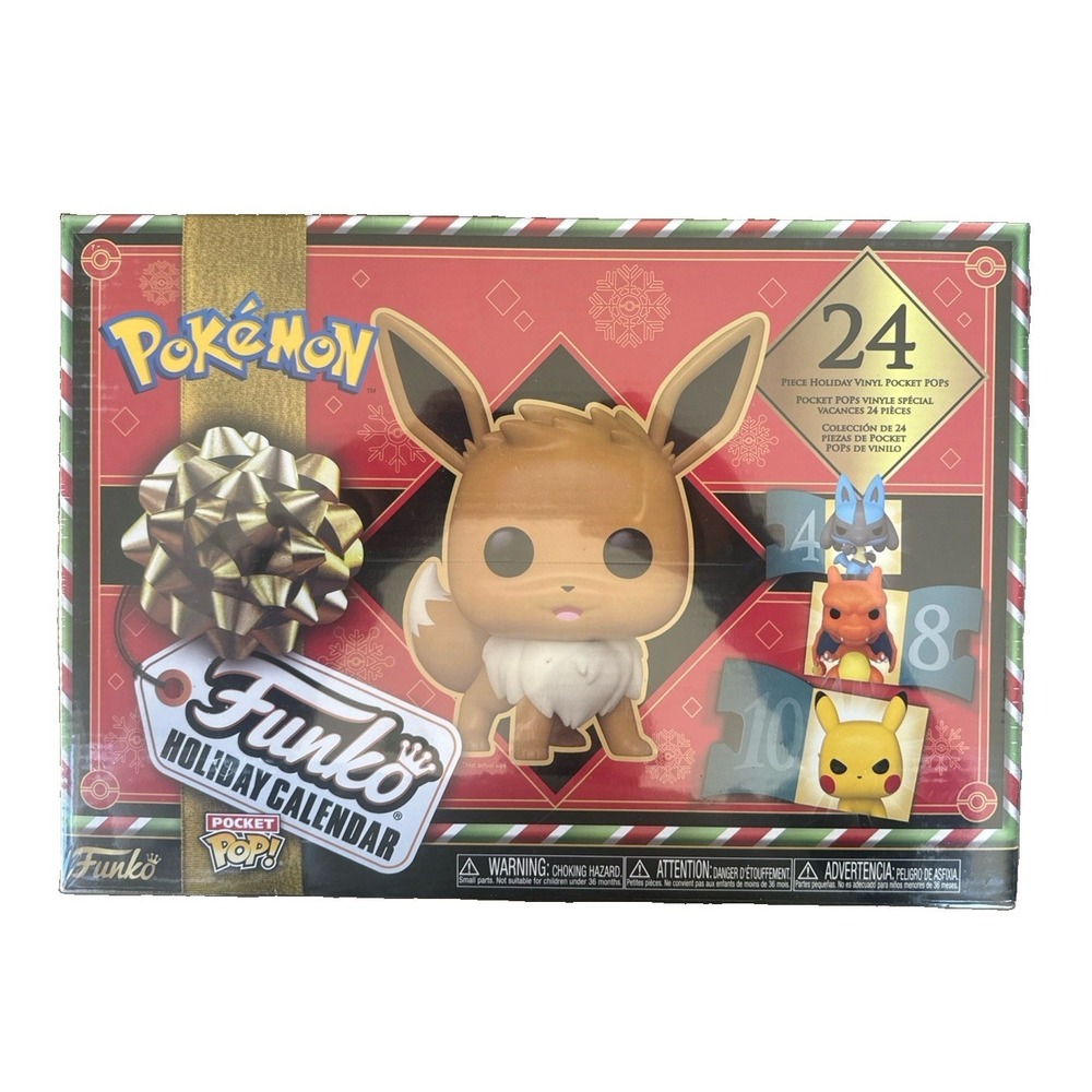 Funko Pop! Pokémon 24 Piece Holiday Advent Calendar Vinyl Pocket POPs **NEW**